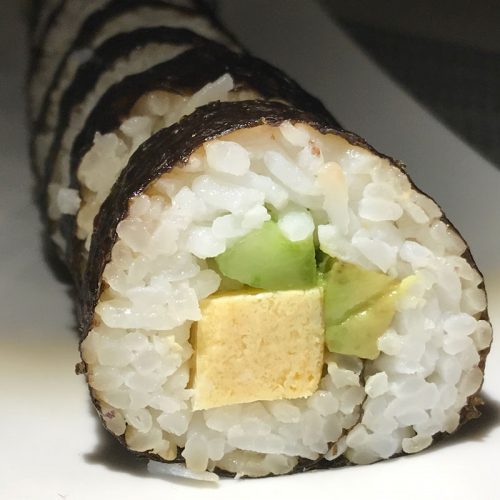 Chumaki sushi roll: ©️ Nel Brouwer-van den Bergh