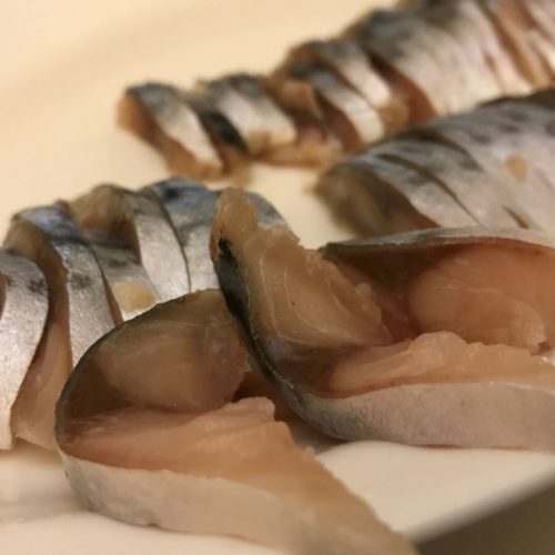 salt cured mackerel ©️ Nel Brouwer-van den Bergh